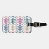 Multicolor Tiles Bagagelabel (Voorkant horizontaal)