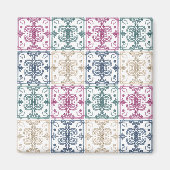 Multicolor Tiles Magneet (Voorkant)