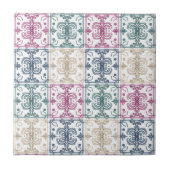 Multicolor Tiles Tegeltje (Voorkant)