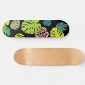 Multicolor tropische bladeren 2 persoonlijk skateboard (Horizontaal)