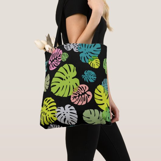 Multicolor tropische bladeren 2 tote bag (Dichtbij)