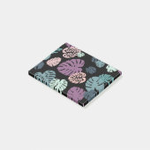 Multicolor tropische bladeren 5 post-it® notes (Schuin)