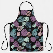 Multicolor tropische bladeren 5 schort (Voorkant)
