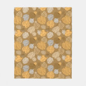 Multicolor tropische bladeren 6 fleece deken (Voorkant)