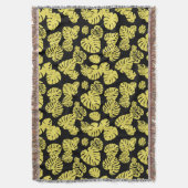 Multicolor tropische bladeren 7 deken (Voorkant Verticaal)