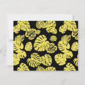 Multicolor tropische bladeren 7 notitiekaartje (Achterkant)