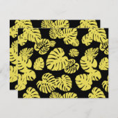 Multicolor tropische bladeren 7 notitiekaartje (Voorkant / Achterkant)