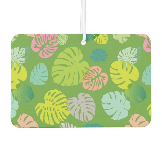 Multicolor tropische bladeren 8 luchtverfrisser (Voorkant)