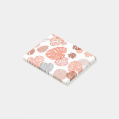 Multicolor tropische bladeren 9 post-it® notes (Schuin)