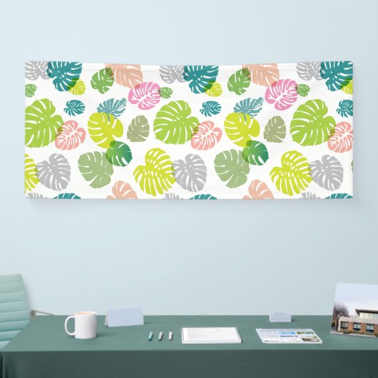 Multicolor tropische bladeren spandoek (Beurs)