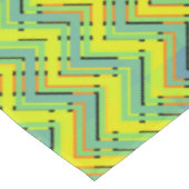 Multicolor tropische chevron tafelkleed (Gekanteld)