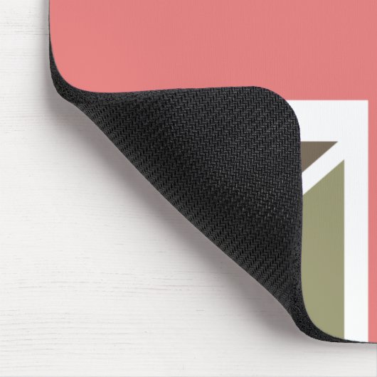 Multicolor Union Jack Mousepad Muismat (Hoek)