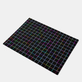 Multicolor Vierkant Gestreept Patroon Deurmat (Schuin)