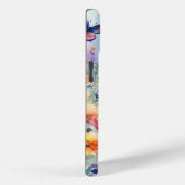 Multicolor Vlinder & Bloemen iPhone / iPad hoesje (Achterkant / Rechts)
