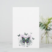 MultiColor-vlinders Briefpapier (Staand voorkant)