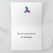  Multicolor Waterfall Garden Scene Painting Kaart (Binnen)