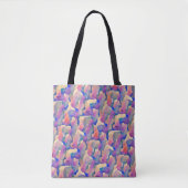 Multicolor Waterverf Patroon - Boodschappentas Tote Bag (Voorkant)