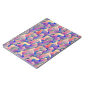 Multicolor Waterverf Patroon - Notitieboek (Linkerzijde)