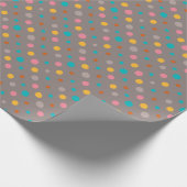 Multicolor Waterverf Stippen 3 Cadeaupapier (Hoek)