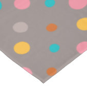 Multicolor Waterverf Stippen 3 Tafelkleed (Gekanteld)