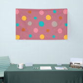 Multicolor Waterverf Stippen 5 Spandoek (Beurs)