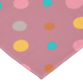 Multicolor Waterverf Stippen 5 Tafelkleed (Gekanteld)