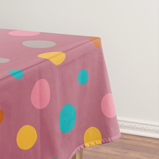 Multicolor Waterverf Stippen 5 Tafelkleed (Voorbeeld)