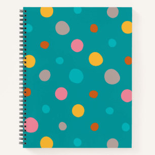 Multicolor Waterverf Stippen 6 Notitieboek