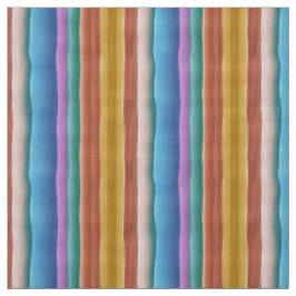 Multicolor Waterverf Stripes Patroon Stof