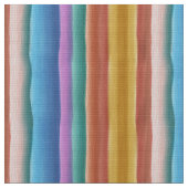 Multicolor Waterverf Stripes Patroon Stof (Close Up)