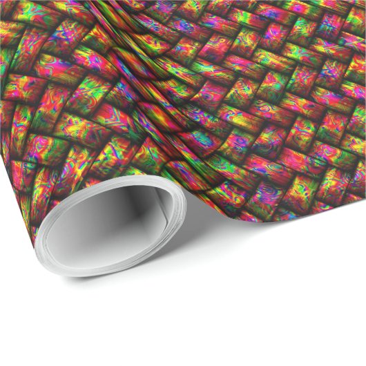 Multicolor Weave 1 omslagpapier Cadeaupapier (Rol Hoek)
