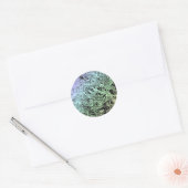 Multicolor Weeds Ronde Sticker (Envelop)