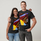 Multicolor Wereldbol T-Shirt (Unisex)