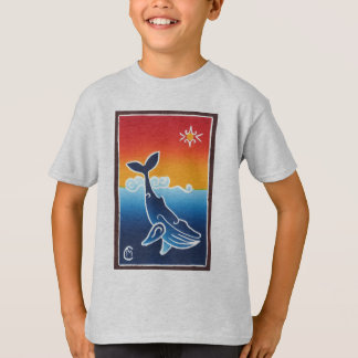 Multicolor Whale Youth T-shirt