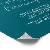 Multicolor Wildflower Green Unplugged Ceremony Poster (Hoek)