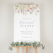 Multicolor Wildflower Repetitie Diner Welkom Poster