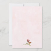 Multicolor Wildflower Wreatls 2e verjaardag Kaart (Achterkant)