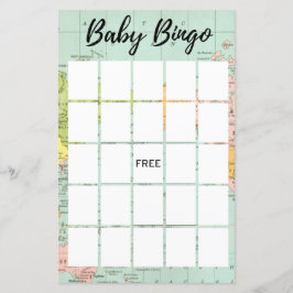 Multicolor World - Baby shower Bingo