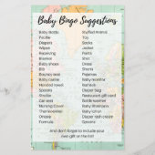 Multicolor World - Baby shower Bingo (Achterkant)