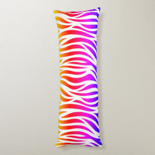 Multicolor Zebra Print Body Pillow Lichaamskussen