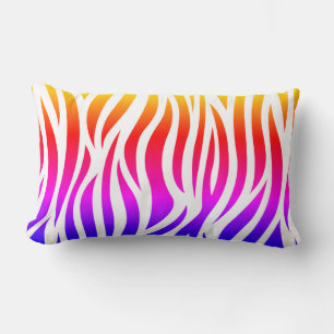Multicolor Zebra Print Lumbar Sierkussen Kussen