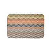 Multicolor Zigzag Patroon Badmat (Voorkant)