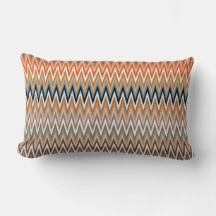 Multicolor Zigzag Pattern Kussen