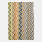 Multicolor Zigzag Pattern Theedoek (Verticaal)
