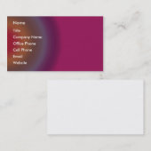 Multicolorcirkels Visitekaartje (Voorkant / Achterkant)