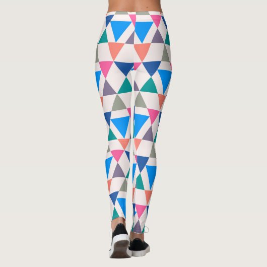 Multicolordriehoek Leggings (Achterkant)