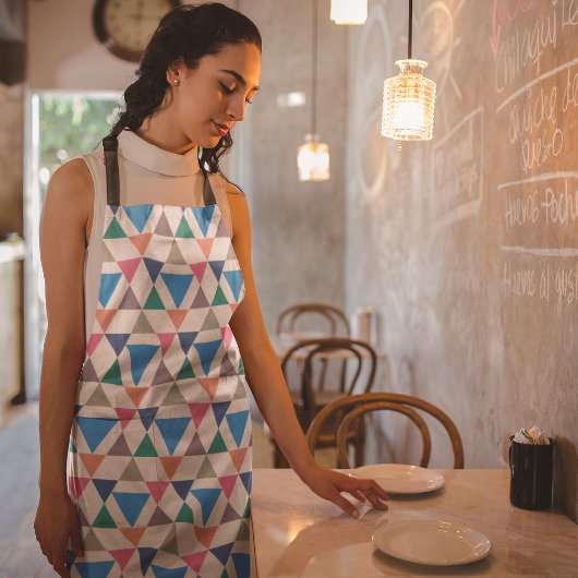 Multicolordriehoek Schort