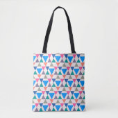 Multicolordriehoek Tote Bag (Voorkant)