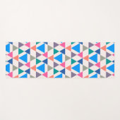Multicolordriehoek Yogamat (Voorkant (horizontaal))
