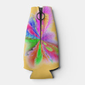 Multicolore Butterfly Art Flesjeskoeler (Achterkant)